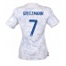 Frankrijk Antoine Griezmann #7 Voetbalkleding Uitshirt Dames WK 2022 Korte Mouwen